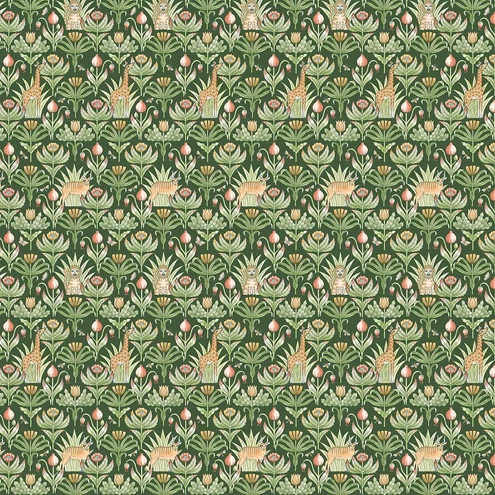 Jayde Fish - Fruits-Behang-Tapete-Coordonne-Green-Non Woven-8000042N-Selected Wallpapers
