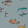 Joana Santamans - Peces Santamans-Behang-Tapete-Coordonne-Powder-Rol-8000045N-Selected Wallpapers