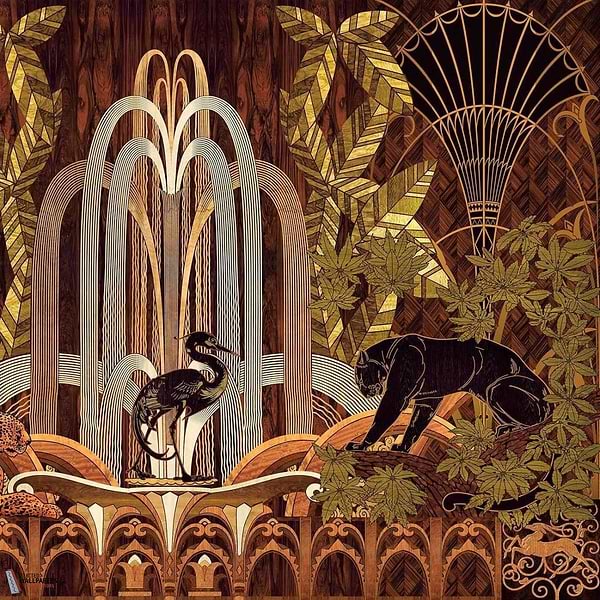 Juan Gatti - Rue Babylone-Behang-Tapete-Coordonne-Woodland-Non Woven-8000053N-Selected Wallpapers