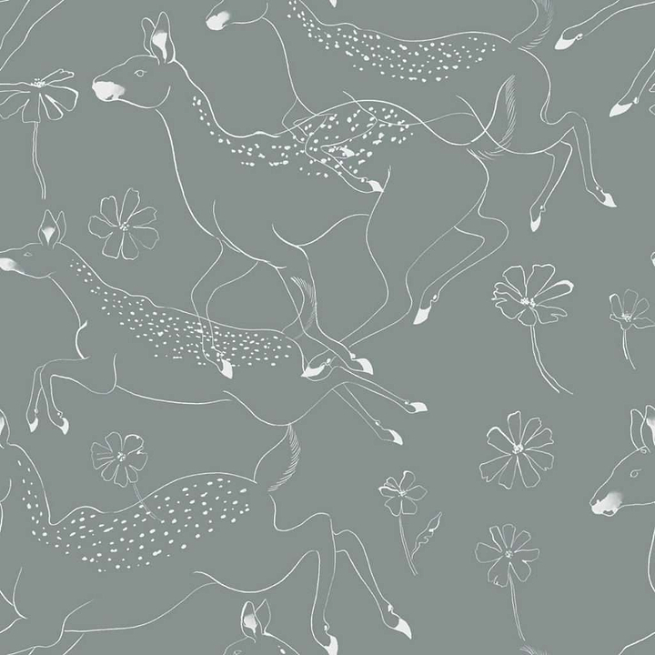 Jumping Bambis-behang-Tapete-Coordonne-Cloud-Rol-9700163-Selected Wallpapers