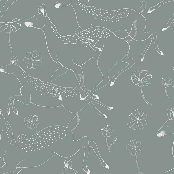 Jumping Bambis-behang-Tapete-Coordonne-Cloud-Rol-9700163-Selected Wallpapers