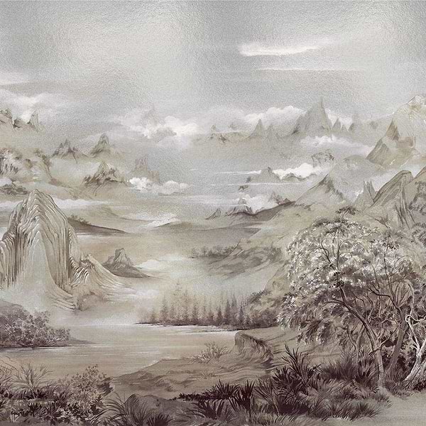 Kami Metallics-Wallpaper-Coordonne-Silver-Metallics-9600031-Selected Wallpapers