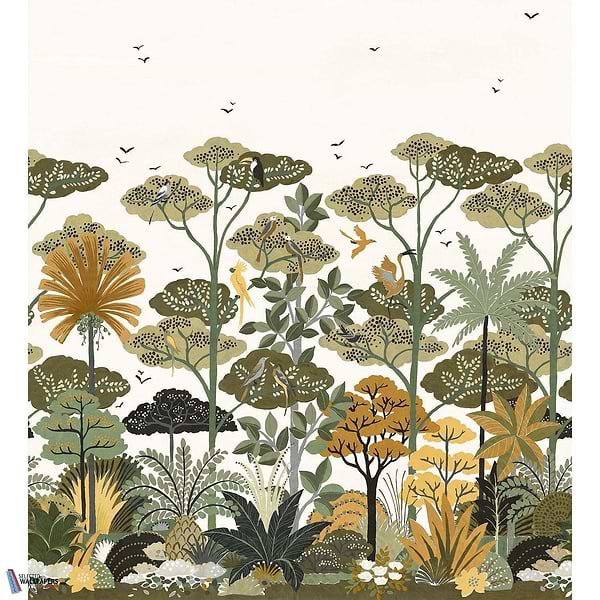 Kandy-Behang-Tapete-Casamance-Blanc/Kaki-Set-75983262-Selected Wallpapers