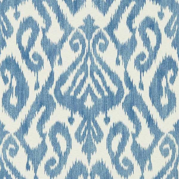 Kasuri-wallpaper-Sanderson-Indigo-Roll-216781-Selected Wallpapers