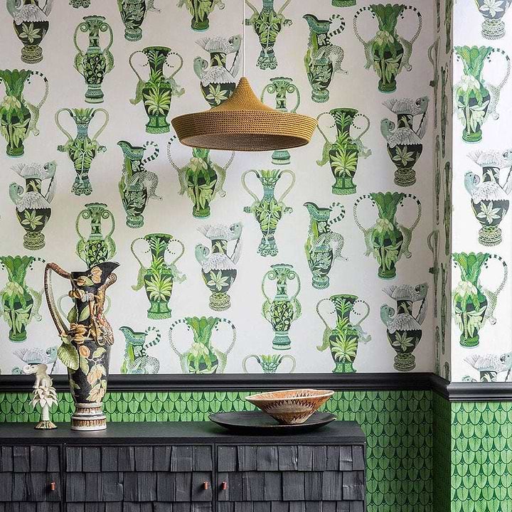 Khulu Vases-Behang-Tapete-Cole & Son-Selected Wallpapers