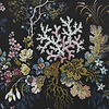 Kilburn's Coral-Behang-Tapete-1838 wallcoverings-Midnight Black-Rol-2311-166-04-Selected Wallpapers