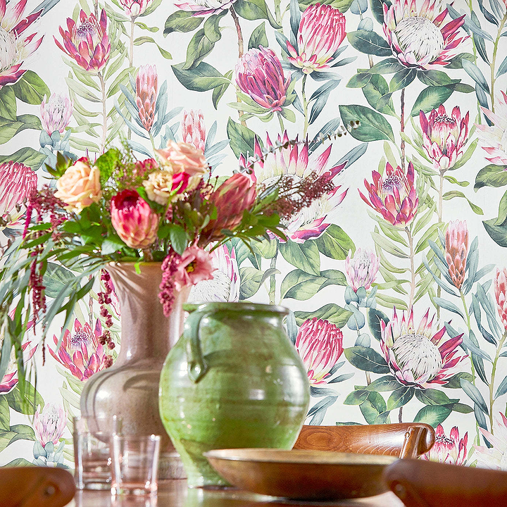 King Protea-behang-Tapete-Sanderson-Selected Wallpapers