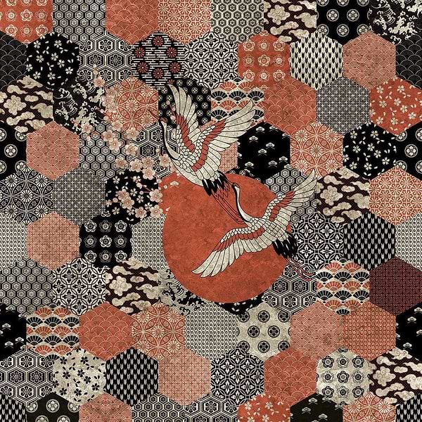 Kioto-behang-Tapete-Inkiostro Bianco-2-Gold Leaf-INKTWBS1802-Selected Wallpapers