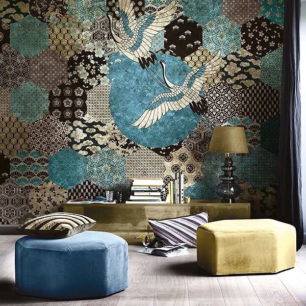Kioto-wallpaper-Inkiostro Bianco-Selected Wallpapers