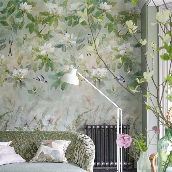 Kiyosumi-behang-Tapete-Designers Guild-Celadon-Set-PDG1113/01-Selected Wallpapers