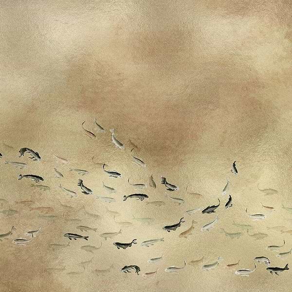 Koi Metallics-Tapete-Coordonne-Gold-Metallics-9600060-Selected Wallpapers