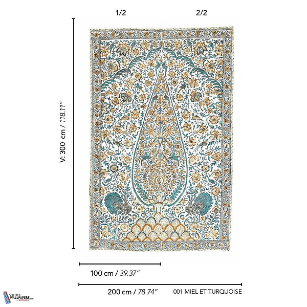 L Arbre Aux Oiseaux-behang-Tapete-Braquenie-Selected Wallpapers