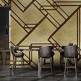 L-Geometric Metallics-Behang-Tapete-Coordonne-Selected Wallpapers