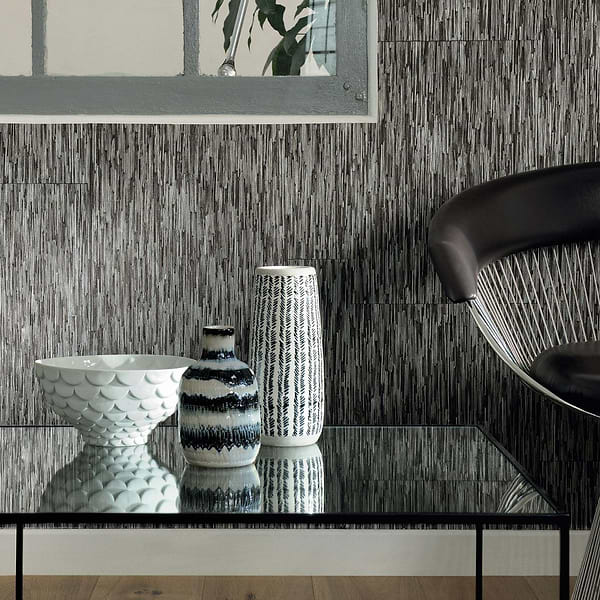 La Casa de Paja (metal)-behang-Tapete-Elitis-Selected Wallpapers