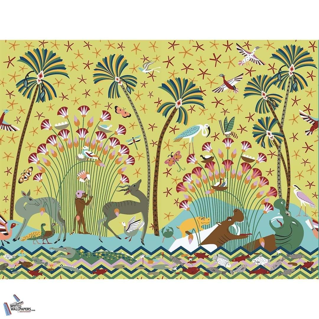 La Faune et La Flore-Behang-Tapete-Pierre Frey-Selected Wallpapers