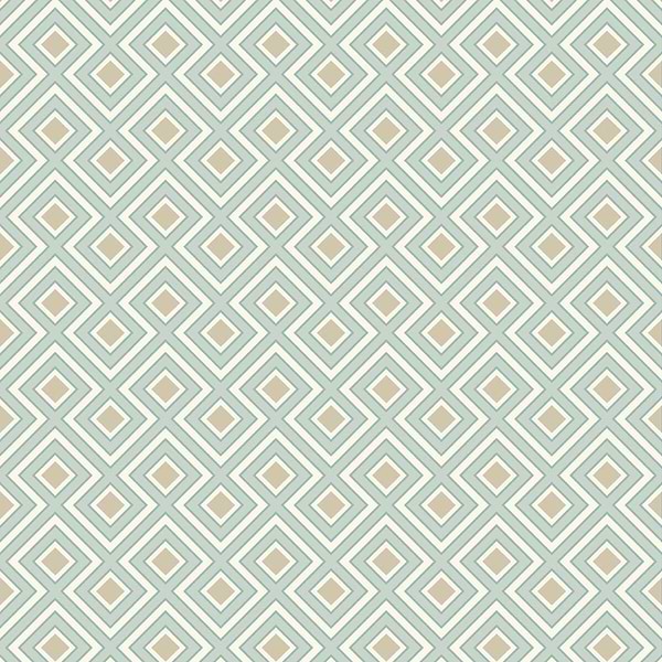 La Fiorentina Small-Behang-Tapete-GP&J Baker-Aqua-Rol-BW45098.4-Selected Wallpapers