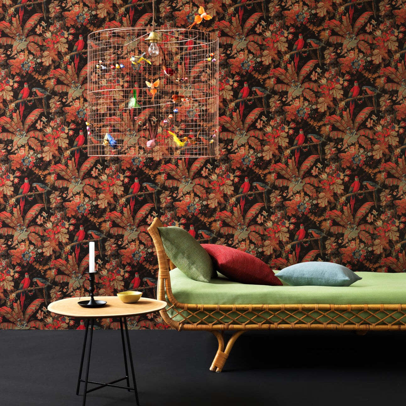 コンランショップ　LA VOLIERE SHADE GRANDE Maze - Eden Single Grey Louvre (125 x 222cm) - fits within 4m