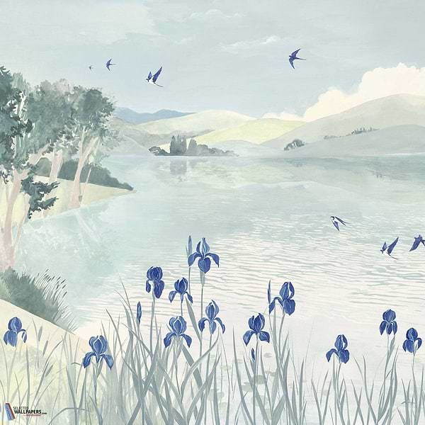 La Legende des Hirondelles-behang-Tapete-Les Dominotiers-Selected Wallpapers