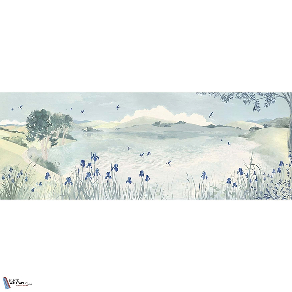 La Legende des Hirondelles-behang-Tapete-Les Dominotiers-Selected Wallpapers