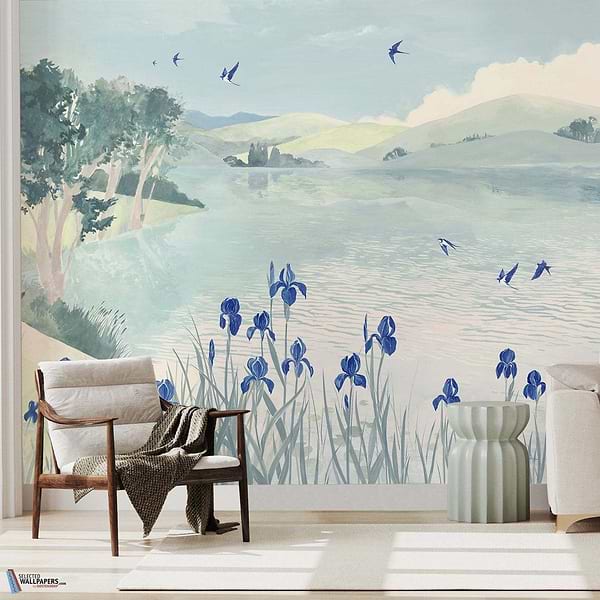 La Legende des Hirondelles-behang-Tapete-Les Dominotiers-Selected Wallpapers