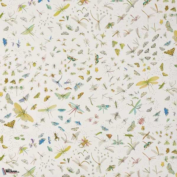 La serre aux papillons-behang-Tapete-Pierre Frey-Printemps-Meter (M1)-FP583001-Selected Wallpapers