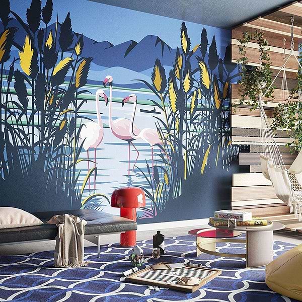 Lagoon-behang-Tapete-Inkiostro Bianco-Selected Wallpapers