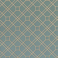 Langdale Trellis-behang-Tapete-GP&J Baker-Teal/Bronze-Rol-BW45071.12-Selected Wallpapers