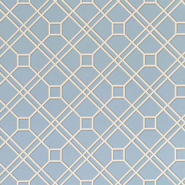 Langdale Trellis-behang-Tapete-GP&J Baker-Soft Blue-Rol-BW45071.9-Selected Wallpapers