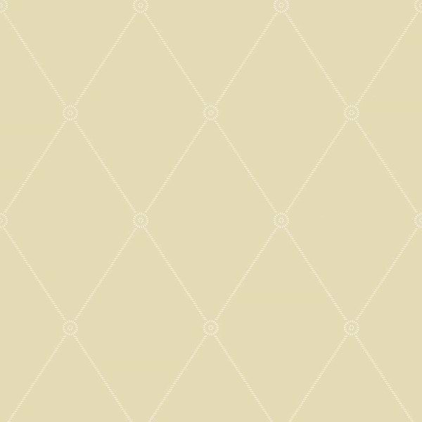 Large Georgian Rope Trellis-Behang-Tapete-Cole & Son-Oat-Rol-100/13063-Selected Wallpapers