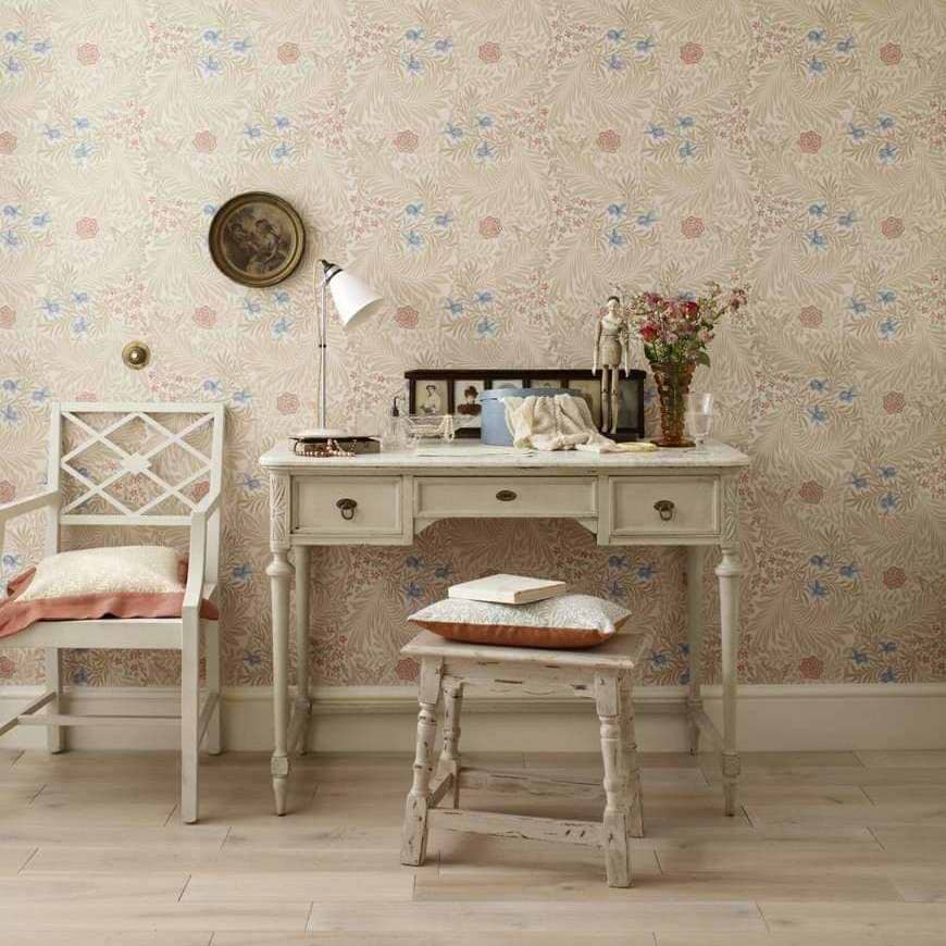 Larkspur-behang-Tapete-Morris & Co-Selected Wallpapers