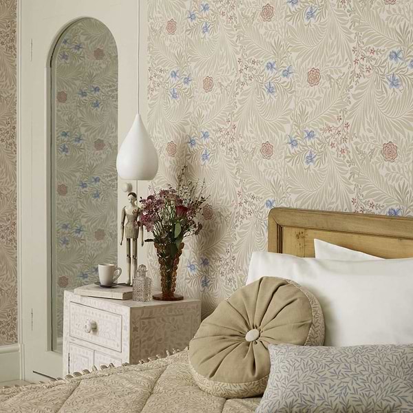 Larkspur-behang-Tapete-Morris & Co-Selected Wallpapers