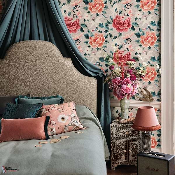 Lavinia Shimmer Wallcovering-Behang-Tapete-Romo-Selected Wallpapers