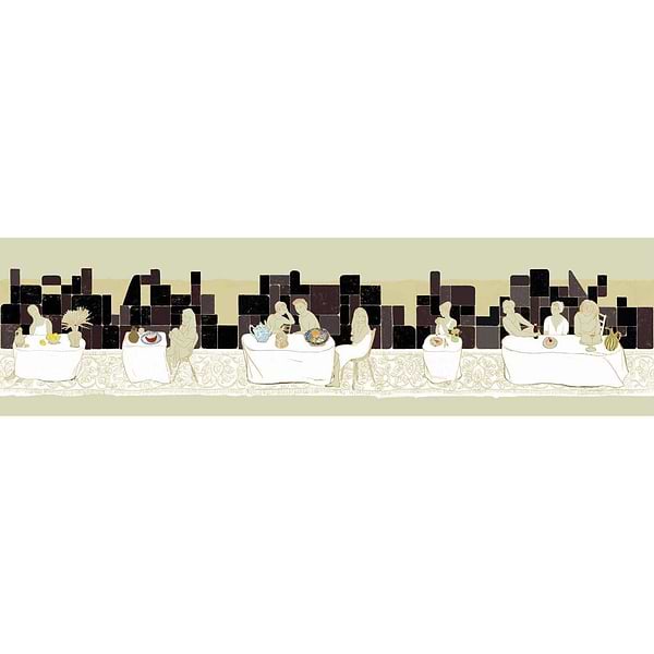 Le Dejeuner-behang-Tapete-Elitis-Compleet-DM 903 01-Selected Wallpapers