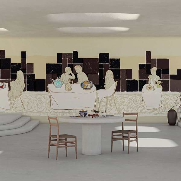 Le Dejeuner-behang-Tapete-Elitis-Selected Wallpapers