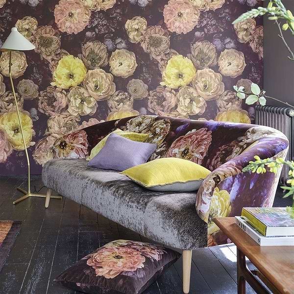 Le Poeme De Fleurs-behang-Tapete-Designers Guild-Selected Wallpapers