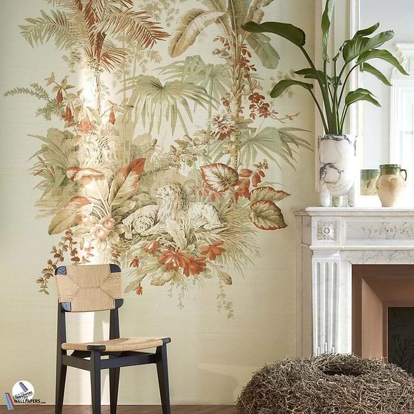 Le Repos des Fauves-Behang-Tapete-Pierre Frey-Selected Wallpapers