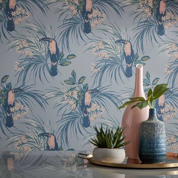 Le Toucan-Behang-Tapete-1838 wallcoverings-Selected Wallpapers