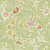 Leicester-behang-Tapete-Morris & Co-Green/Coral-Rol-212543-Selected Wallpapers