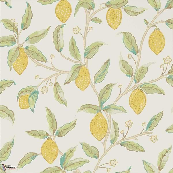 Lemon Tree-behang-Tapete-Morris & Co-Bay Leaf-Rol-216672-Selected Wallpapers