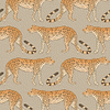 Leopard Walk-Behang-Tapete-Cole & Son-Orange on Linen-Rol-109/2010-Selected Wallpapers