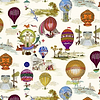 Les Aeronefs-Tapete-Pierre Frey-Multicolore-Meter (M1)-FP431002-Selected Wallpapers
