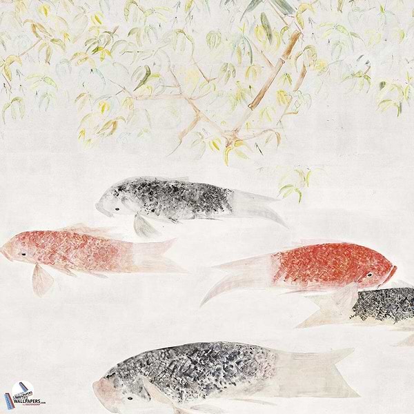 Les Carpes-Wallpaper-Pierre Frey-Argent-Set-FP911001-Selected Wallpapers