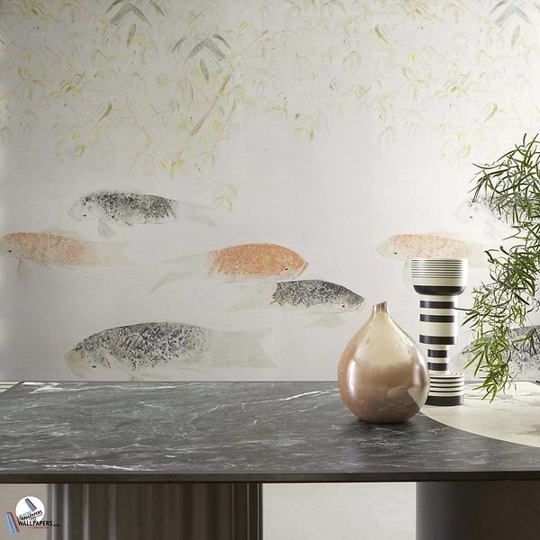 Les Carpes-Wallpaper-Pierre Frey-Selected Wallpapers