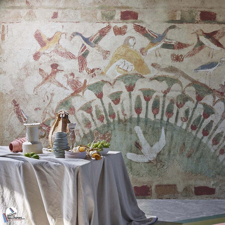 Les Marais du Nil-Behang-Tapete-Pierre Frey-Selected Wallpapers