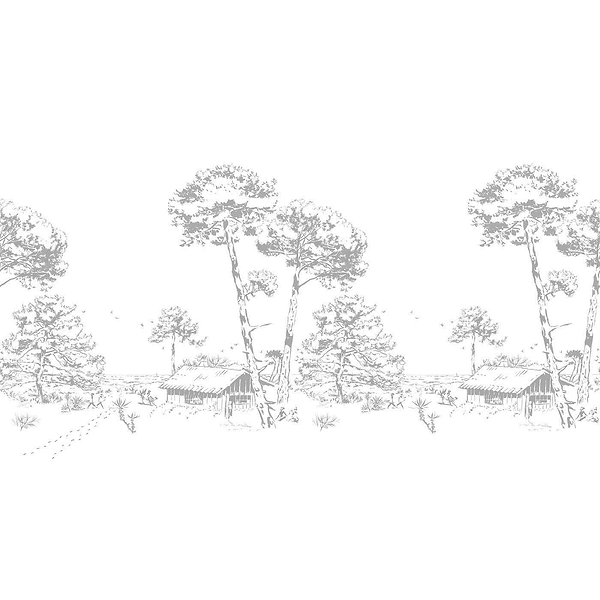 Les Pins-behang-Tapete-Isidore Leroy-Selected Wallpapers