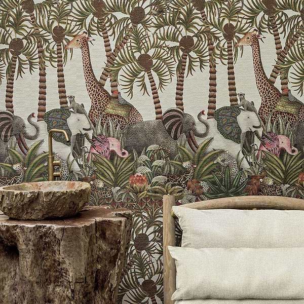 Letaba March Grasscloth-Behang-Cole & Son-Selected Wallpapers