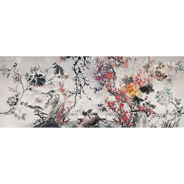 Levante | Fiber Glass-behang-Tapete-Inkiostro Bianco-Selected Wallpapers