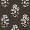 Lily Flower-Behang-Tapete-Thibaut-Black-Rol-T13200-Selected Wallpapers