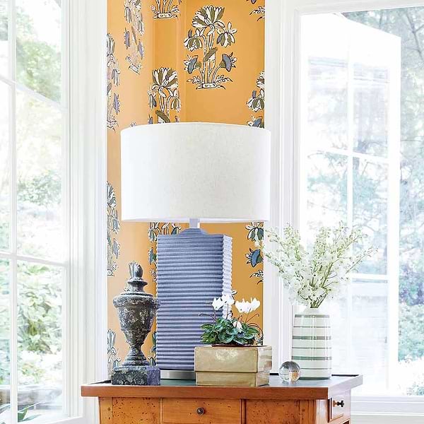 Lily Flower-Behang-Tapete-Thibaut-Selected Wallpapers