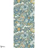 Little Magnolia-behang-Tapete-GP&J Baker-Denim/Ochre-Rol-BW45121.3-Selected Wallpapers